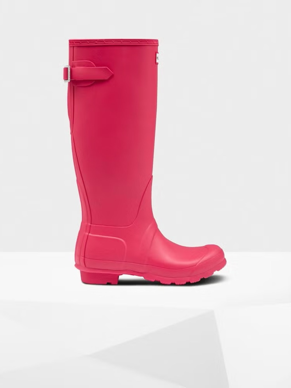 Hunter Tall Rain Boots in Bright Pink - Picture 2 of 4